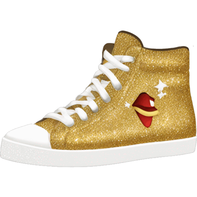 Golden goose sneaker sparkly emoji