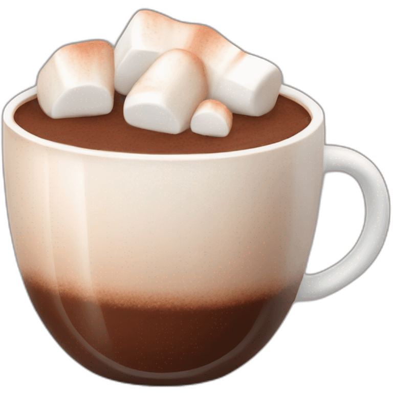 hot chocolate with marshmallows emoji