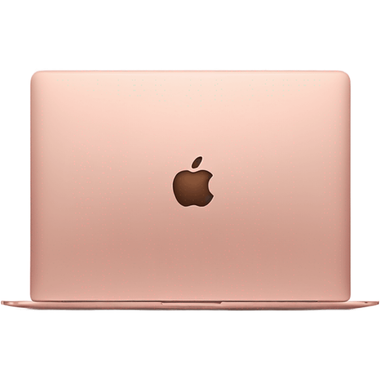 roségold mac book air emoji