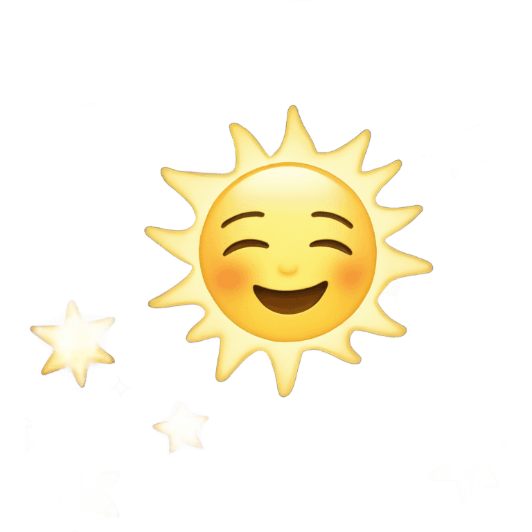 The sun the moon and the stars emoji