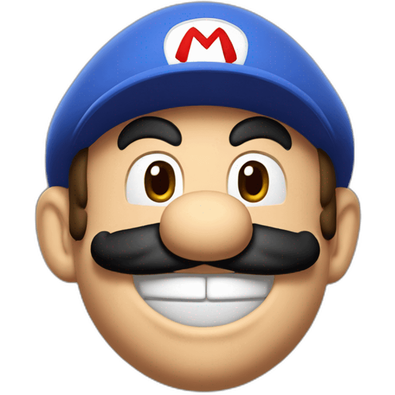 super Mario qui tire la langue emoji