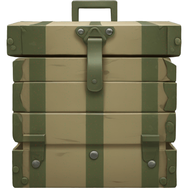 military box front view emoji