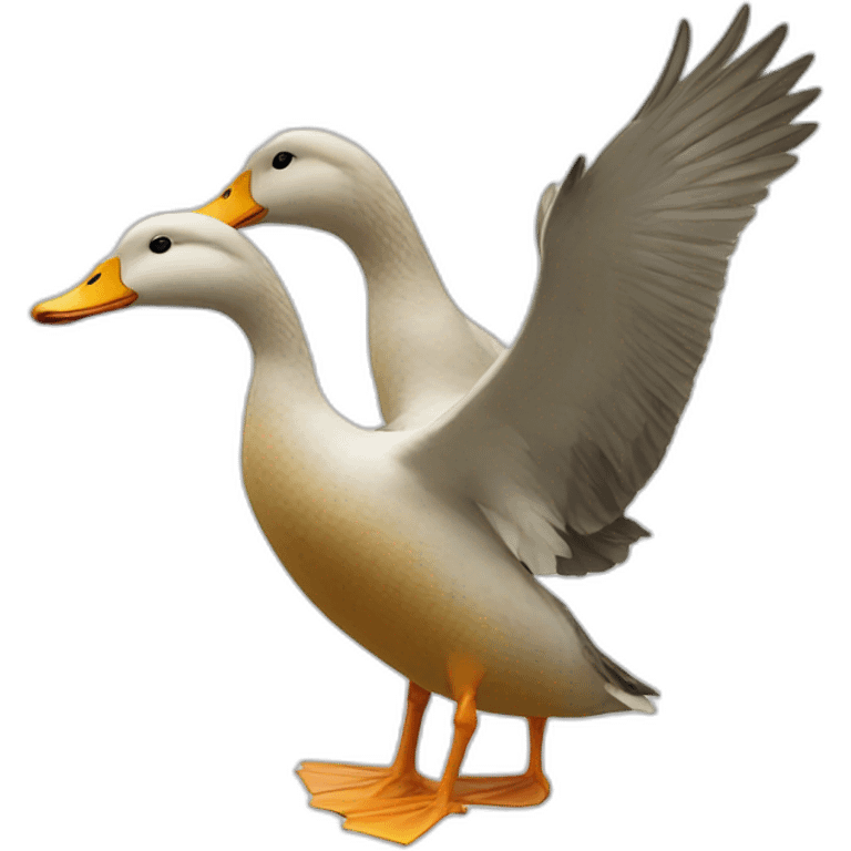 Duck and goose emoji