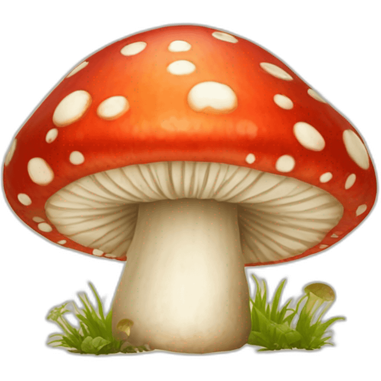 Amanita muscaria emoji