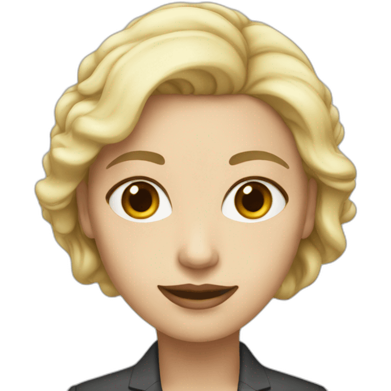 woman-white-skin-in-suit emoji