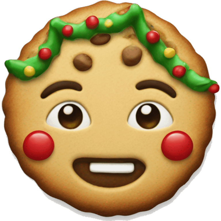 Christmas cookie  emoji