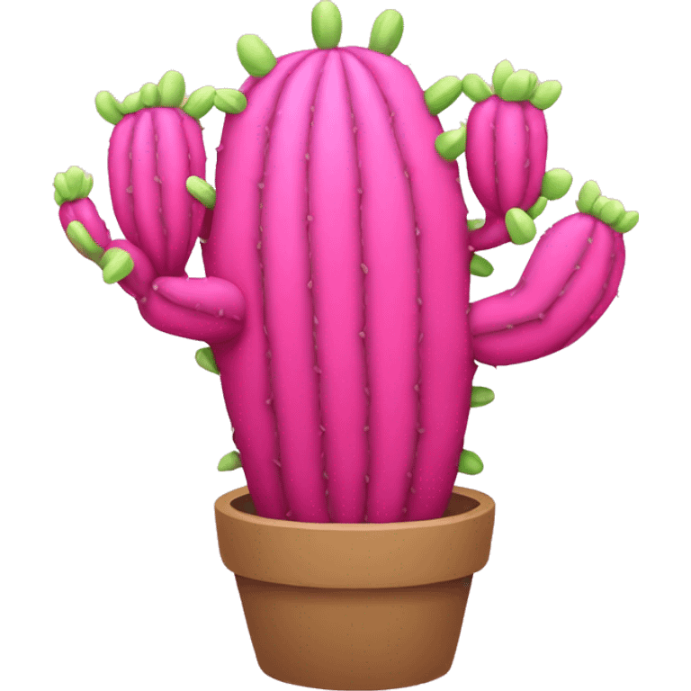 pink cactus emoji