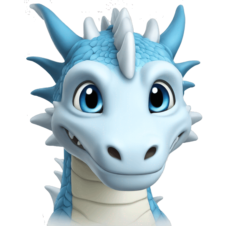 blue eyes white dragon emoji