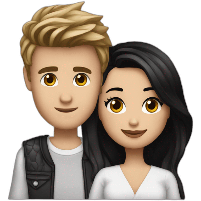 Justin-bieber-and-Demi-Lovato emoji