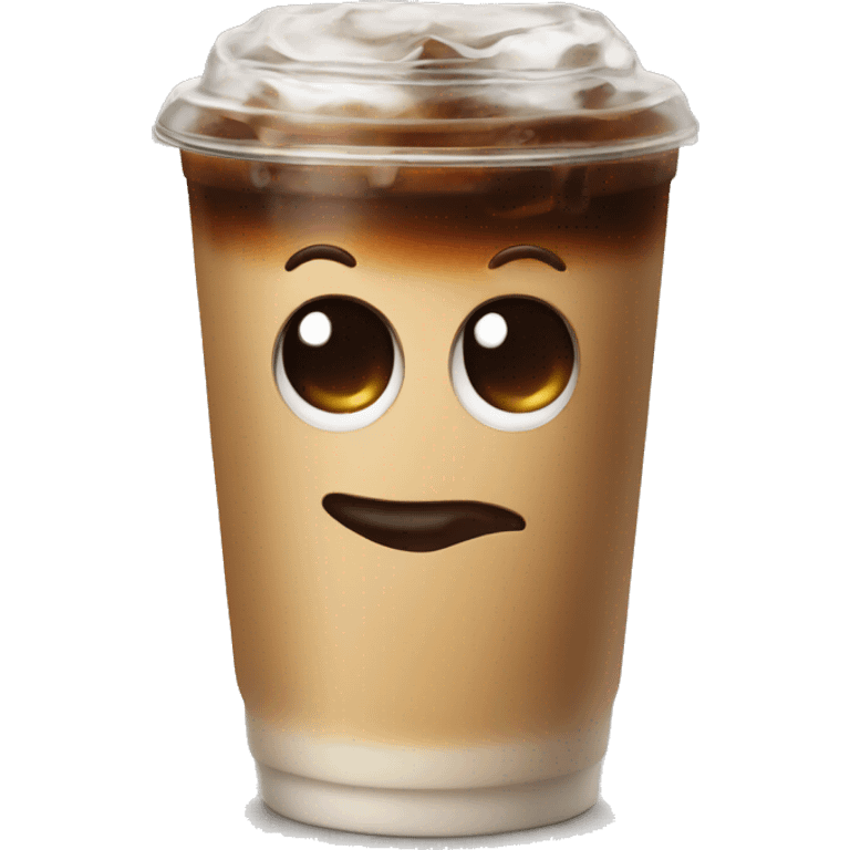 Iced coffee emoji