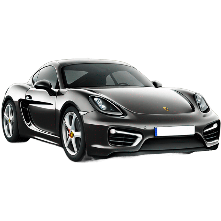 Porsche cayman chechered emoji