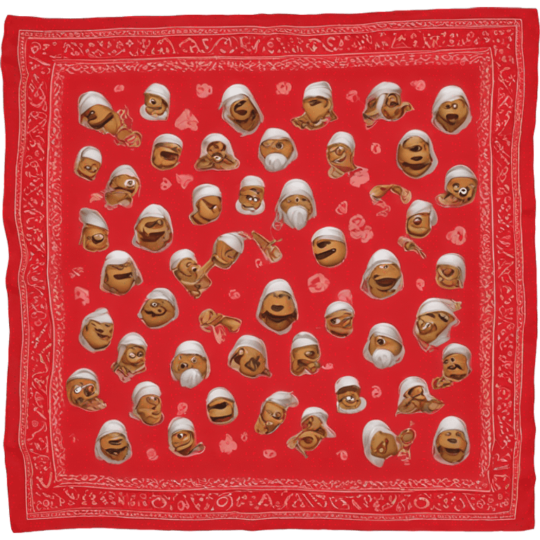 Red gang bandana emoji