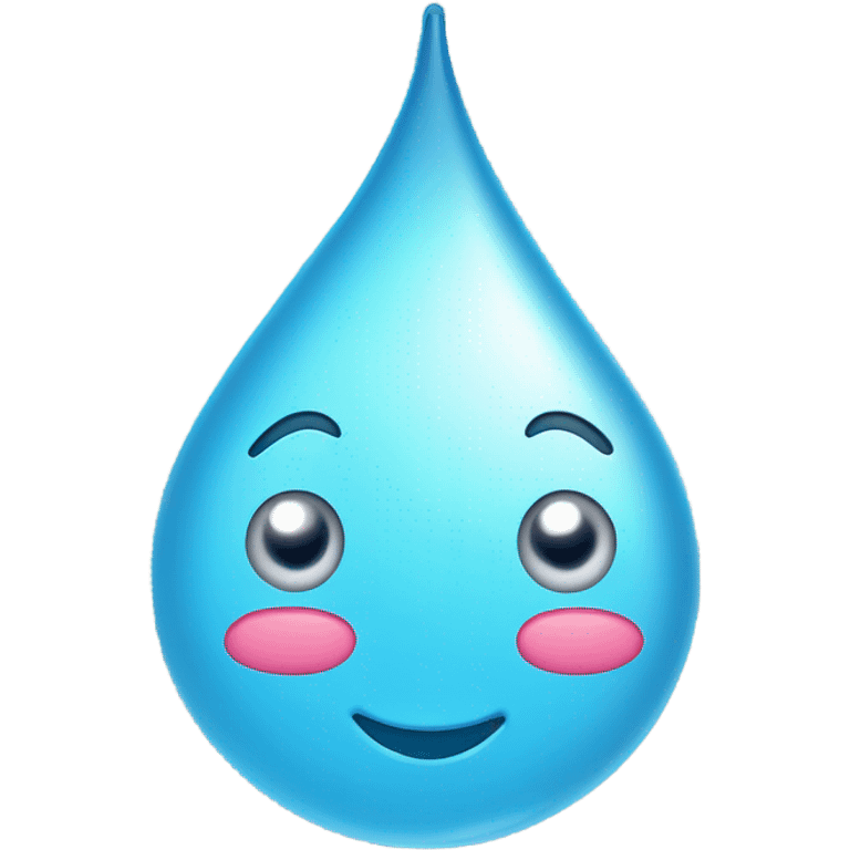 Embarrassed water drip ￼ emoji