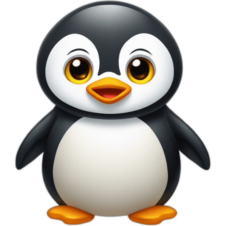 Striper pinguin emoji