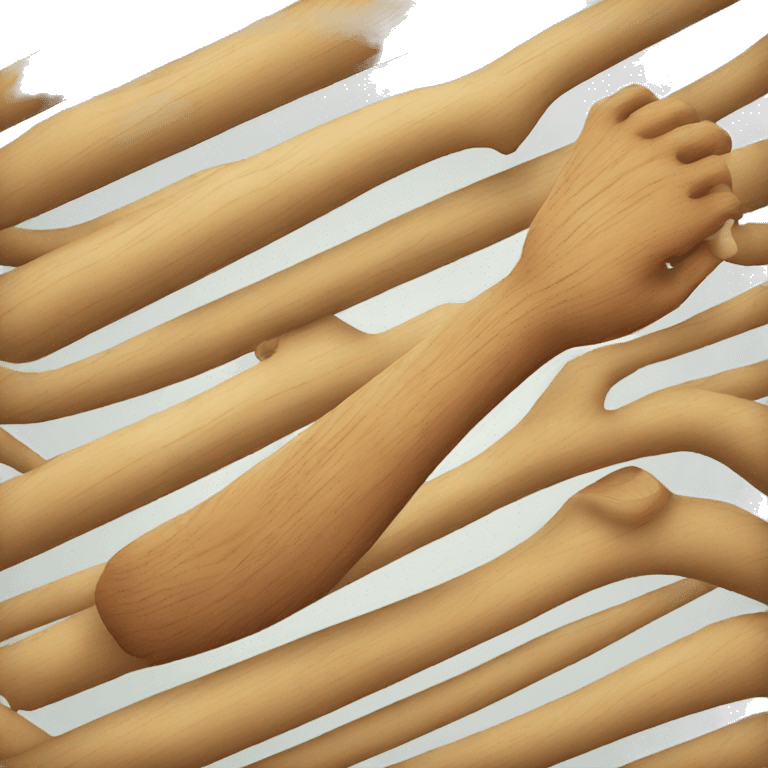 wood arm emoji