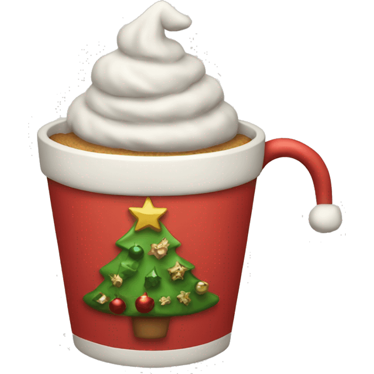 Christmas cup emoji