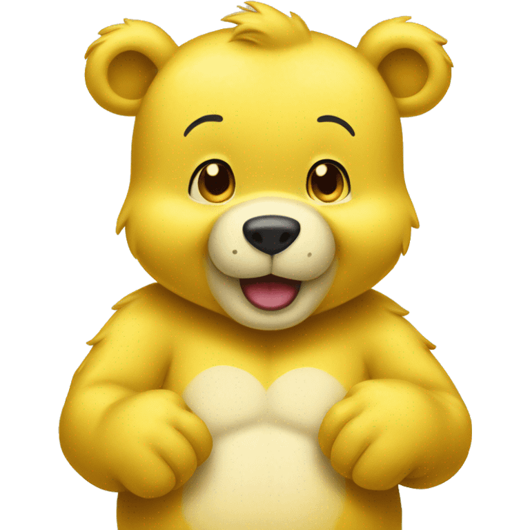 Yellow carebear  emoji