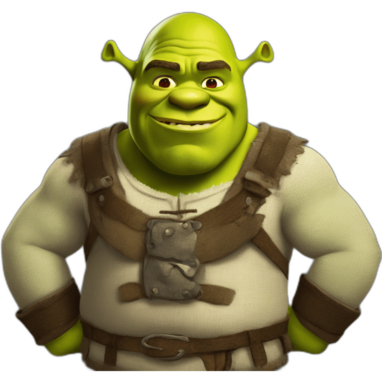 shrek with heaving chest emoji