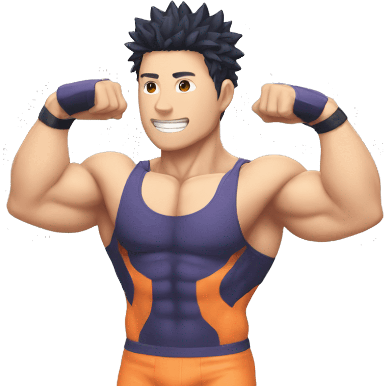 Hinata bodybuilder  emoji