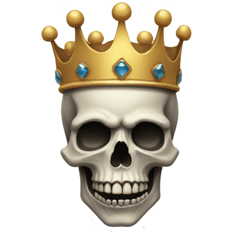 skull with a crown emoji