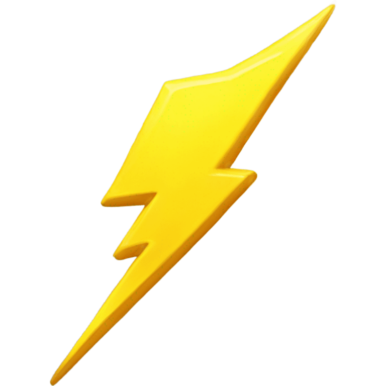 Lightning yellow  emoji