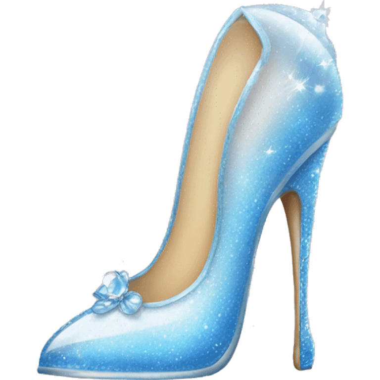 Glass slipper Cinderella emoji