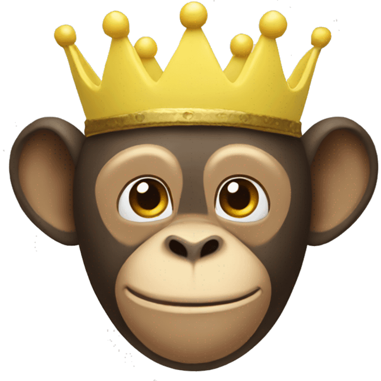 monkey BANANA crown emoji