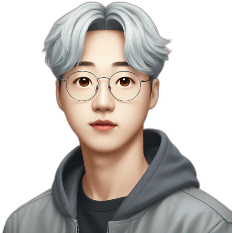 Kim Tae-Hyung from BTS emoji