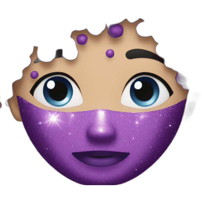 GLITTER SPRAY PURPLE emoji