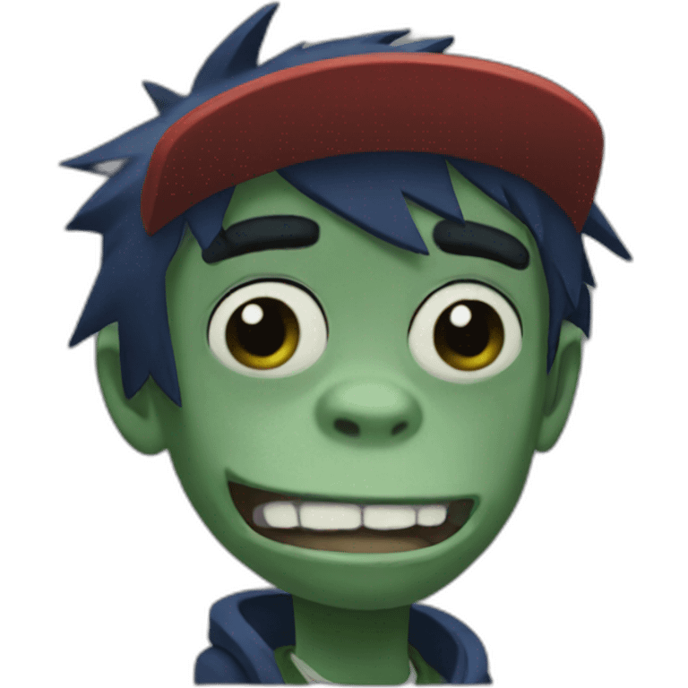 gorillaz 2D emoji