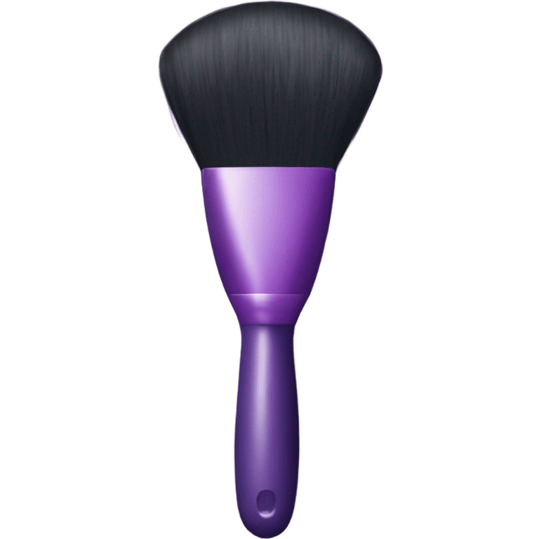 blush and brush purple emoji