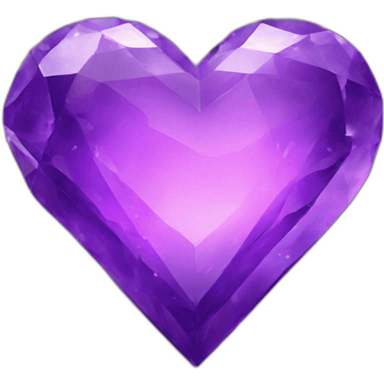 Amethyst-colors-heart emoji