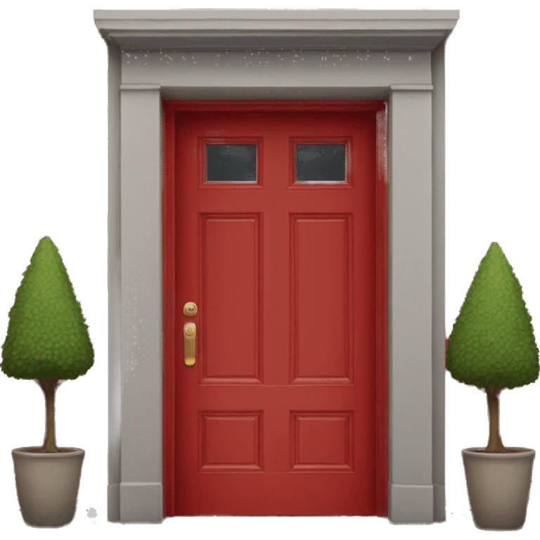 Only Red Door without wall  emoji