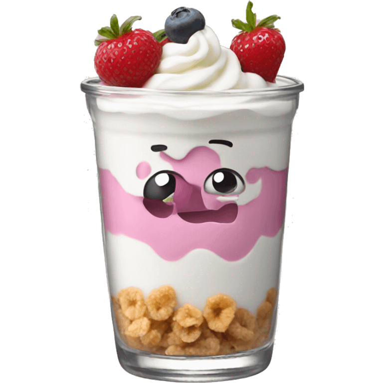 Yogurt parfait  emoji