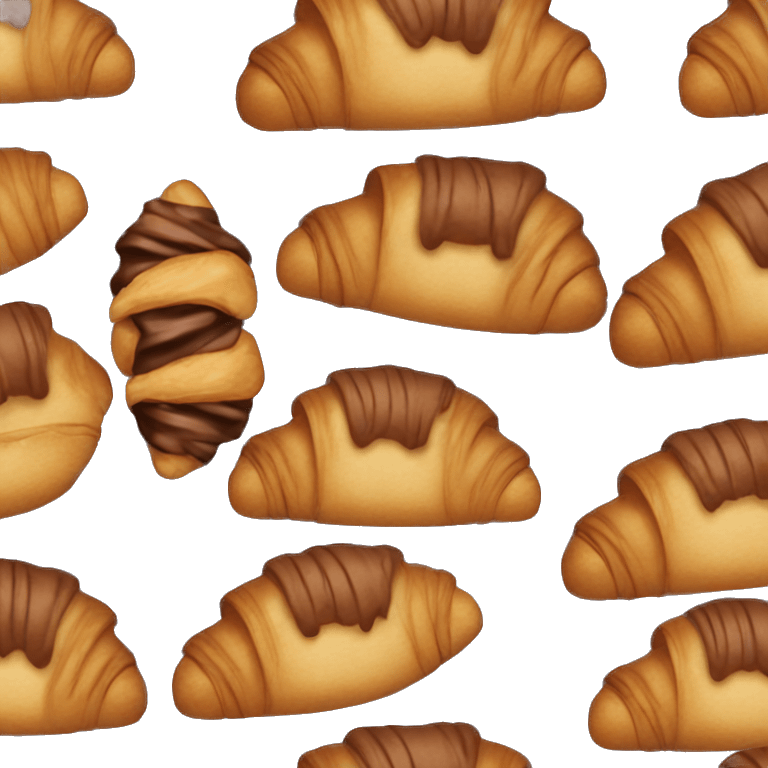 chocolate croissant  emoji