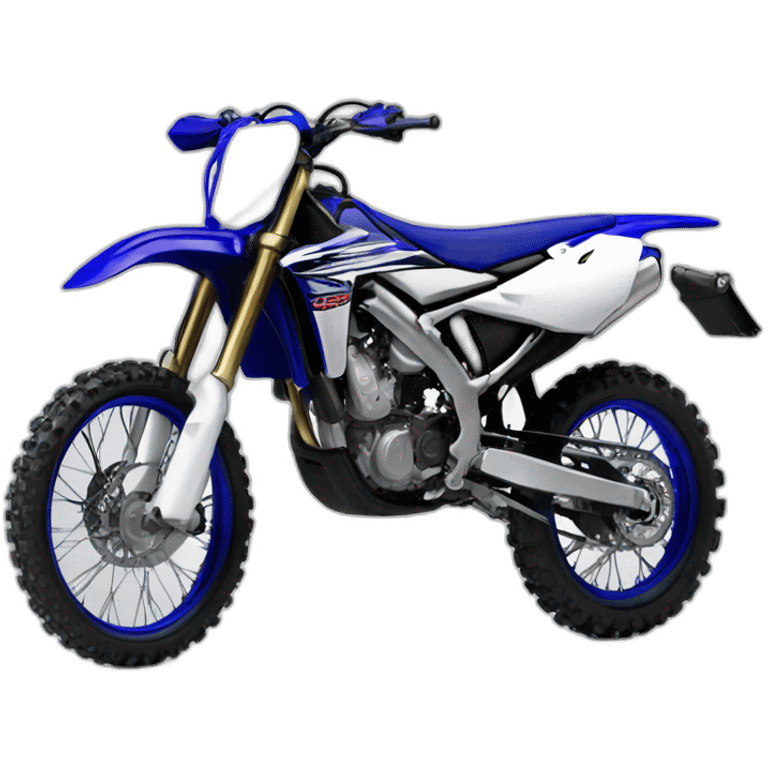 Motocross yamaha emoji