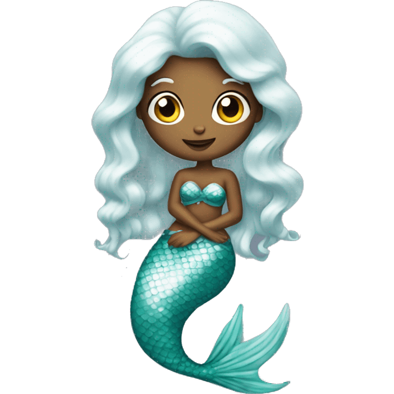 Pearly mermaid emoji