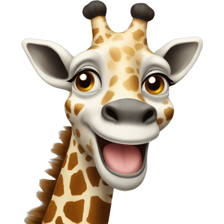 happy ziraffe emoji