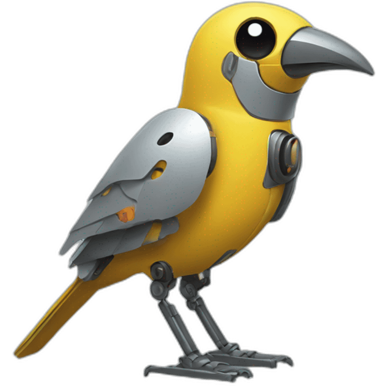 bird robot emoji