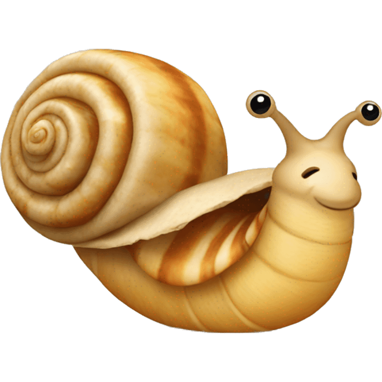 snail with a burrito shell emoji