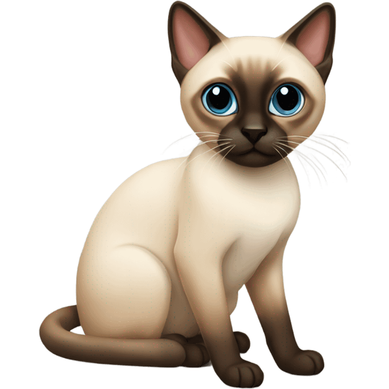 Siamese cat emoji