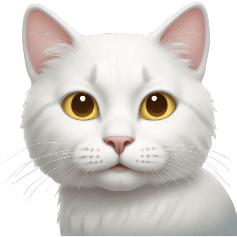 white cat emoji