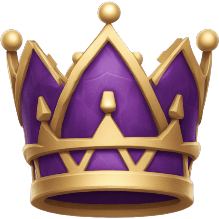 Purple Queens chess crown emoji