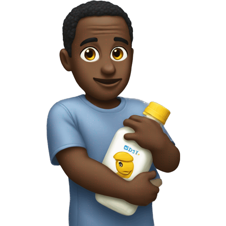 diddy holding baby oil emoji