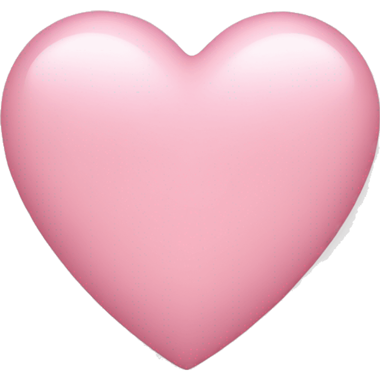 Light pink heart emoji