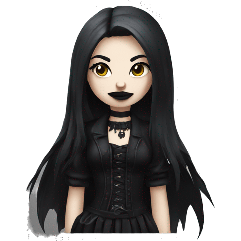 goth girl  emoji