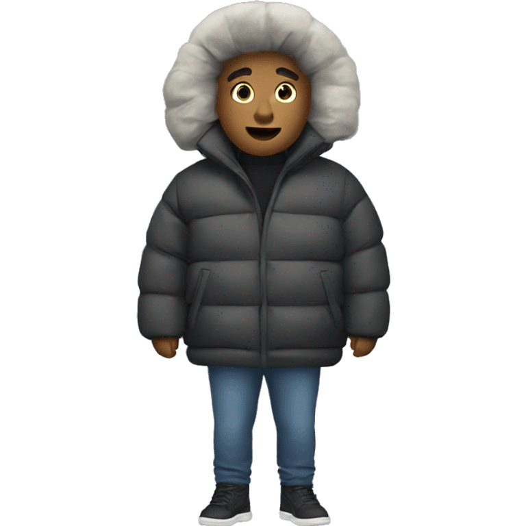 big puffer jacket emoji