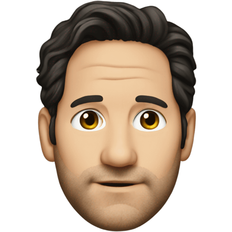 Paul Rudd with shirt over his face emoji