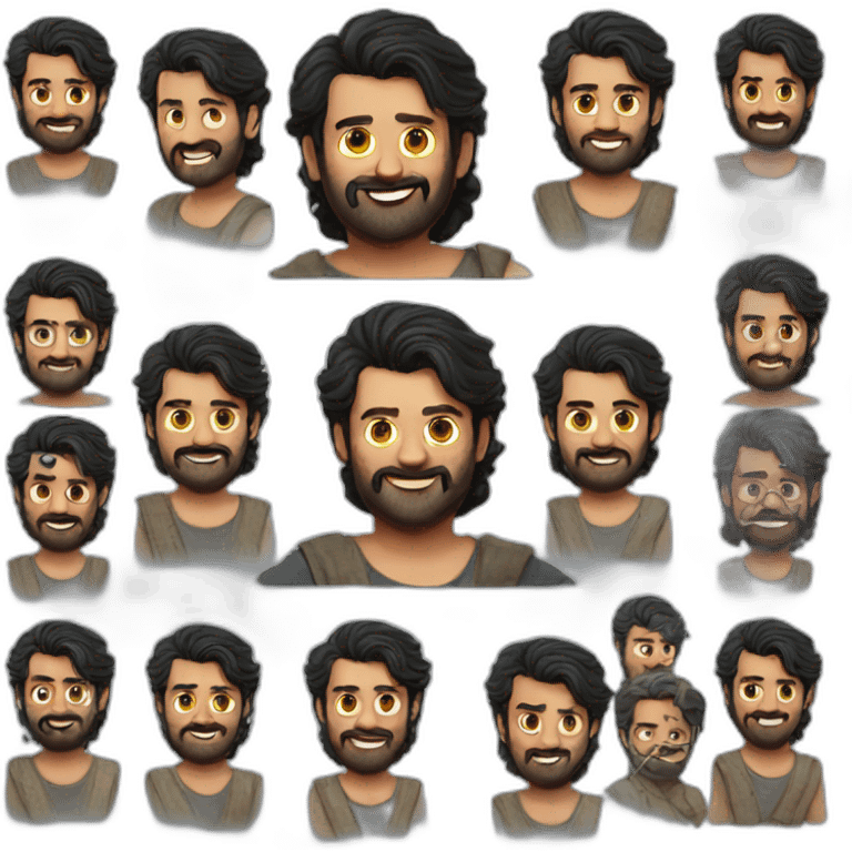 Prabhas, prabhas, prabhas emoji