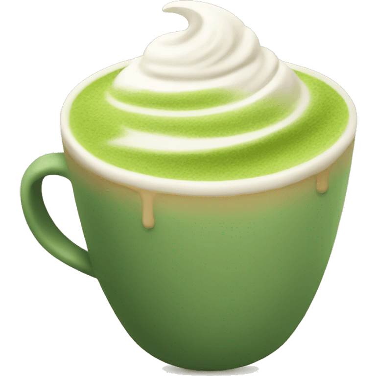 Matcha latte emoji